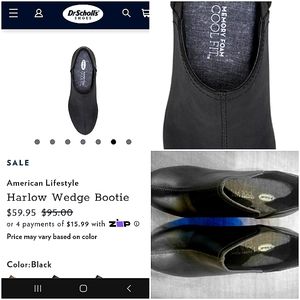 Dr. Scholls Wedge Booties size 7